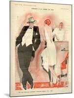 1920s France La Vie Parisienne Magazine Plate-null-Mounted Giclee Print