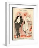 1920s France La Vie Parisienne Magazine Plate-null-Framed Giclee Print