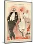 1920s France La Vie Parisienne Magazine Plate-null-Mounted Giclee Print