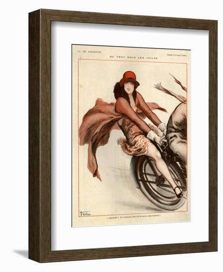 1920s France La Vie Parisienne Magazine Plate-null-Framed Giclee Print