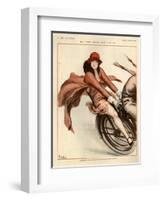 1920s France La Vie Parisienne Magazine Plate-null-Framed Giclee Print