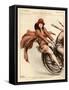 1920s France La Vie Parisienne Magazine Plate-null-Framed Stretched Canvas