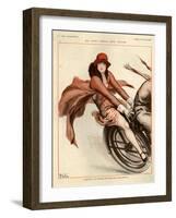 1920s France La Vie Parisienne Magazine Plate-null-Framed Giclee Print