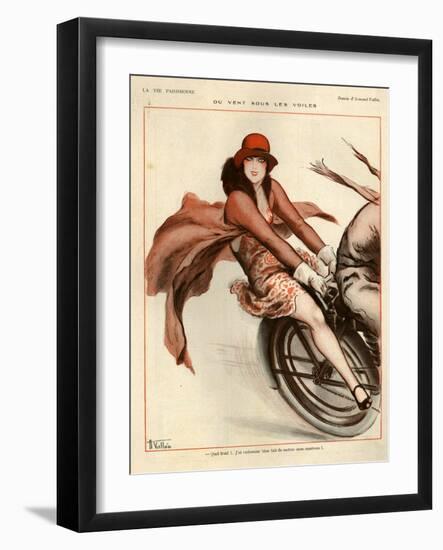 1920s France La Vie Parisienne Magazine Plate-null-Framed Giclee Print