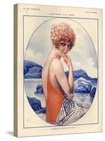 1920s France La Vie Parisienne Magazine Plate-null-Stretched Canvas