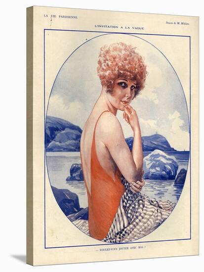 1920s France La Vie Parisienne Magazine Plate-null-Stretched Canvas