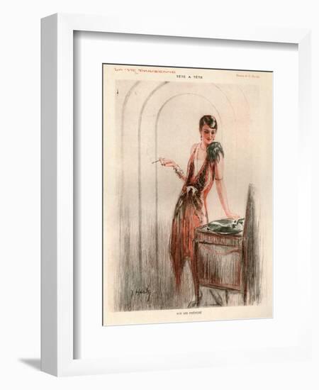 1920s France La Vie Parisienne Magazine Plate-null-Framed Giclee Print