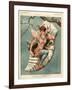 1920s France La Vie Parisienne Magazine Plate-null-Framed Giclee Print