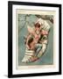 1920s France La Vie Parisienne Magazine Plate-null-Framed Giclee Print