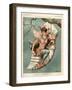 1920s France La Vie Parisienne Magazine Plate-null-Framed Giclee Print