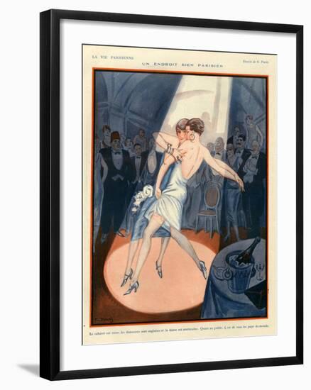 1920s France La Vie Parisienne Magazine Plate-null-Framed Giclee Print