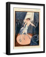 1920s France La Vie Parisienne Magazine Plate-null-Framed Giclee Print