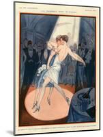 1920s France La Vie Parisienne Magazine Plate-null-Mounted Giclee Print