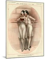 1920s France La Vie Parisienne Magazine Plate-null-Mounted Giclee Print