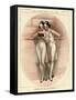 1920s France La Vie Parisienne Magazine Plate-null-Framed Stretched Canvas