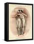 1920s France La Vie Parisienne Magazine Plate-null-Framed Stretched Canvas