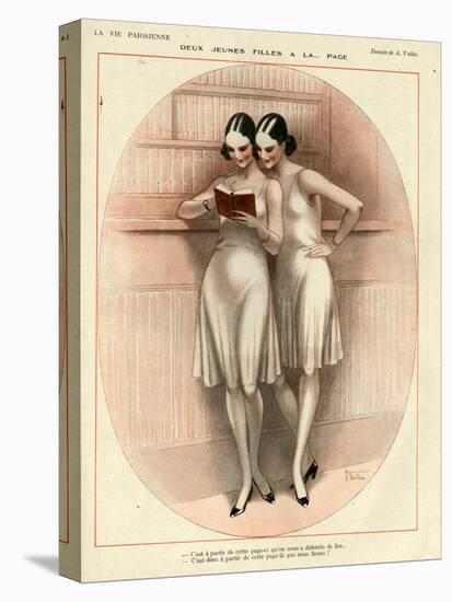 1920s France La Vie Parisienne Magazine Plate-null-Stretched Canvas