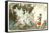 1920s France La Vie Parisienne Magazine Plate-null-Framed Stretched Canvas