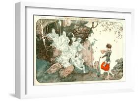 1920s France La Vie Parisienne Magazine Plate-null-Framed Giclee Print