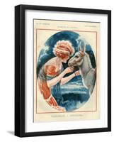 1920s France La Vie Parisienne Magazine Plate-null-Framed Giclee Print