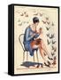 1920s France La Vie Parisienne Magazine Plate-null-Framed Stretched Canvas