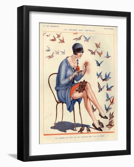 1920s France La Vie Parisienne Magazine Plate-null-Framed Giclee Print