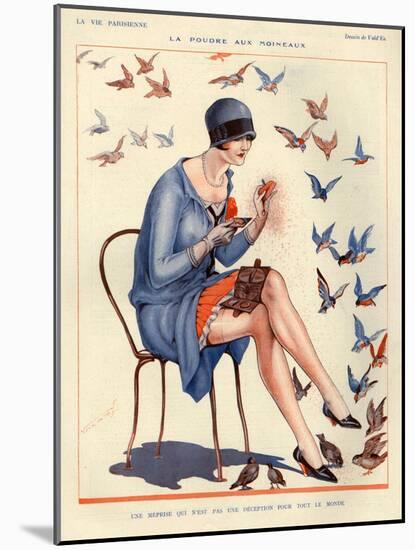 1920s France La Vie Parisienne Magazine Plate-null-Mounted Giclee Print