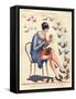 1920s France La Vie Parisienne Magazine Plate-null-Framed Stretched Canvas