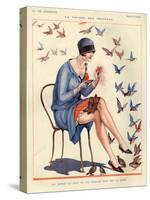 1920s France La Vie Parisienne Magazine Plate-null-Stretched Canvas