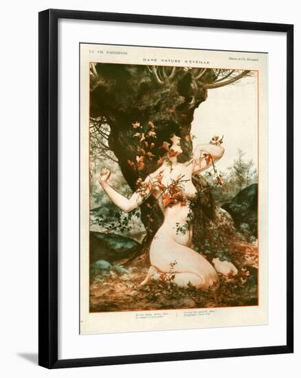 1920s France La Vie Parisienne Magazine Plate-null-Framed Giclee Print