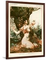 1920s France La Vie Parisienne Magazine Plate-null-Framed Giclee Print