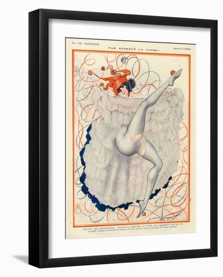 1920s France La Vie Parisienne Magazine Plate-null-Framed Giclee Print