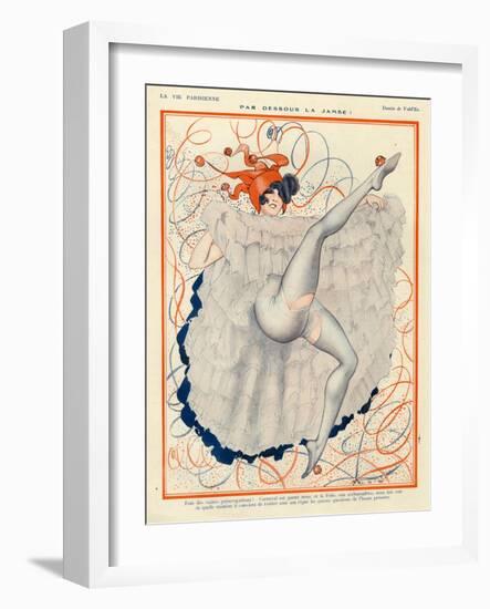 1920s France La Vie Parisienne Magazine Plate-null-Framed Giclee Print