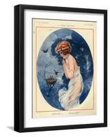 1920s France La Vie Parisienne Magazine Plate-null-Framed Giclee Print