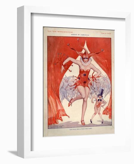 1920s France La Vie Parisienne Magazine Plate-null-Framed Giclee Print