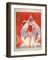 1920s France La Vie Parisienne Magazine Plate-null-Framed Giclee Print