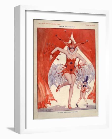 1920s France La Vie Parisienne Magazine Plate-null-Framed Giclee Print