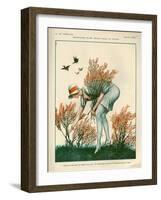 1920s France La Vie Parisienne Magazine Plate-null-Framed Giclee Print