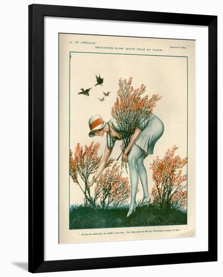 1920s France La Vie Parisienne Magazine Plate-null-Framed Giclee Print