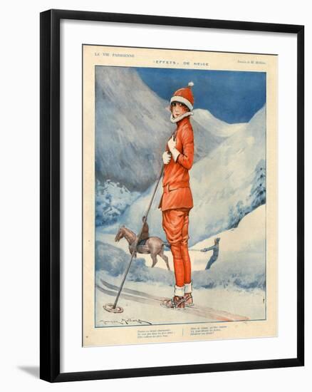 1920s France La Vie Parisienne Magazine Plate-null-Framed Giclee Print