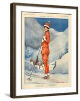 1920s France La Vie Parisienne Magazine Plate-null-Framed Giclee Print