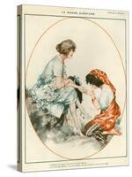 1920s France La Vie Parisienne Magazine Plate-null-Stretched Canvas