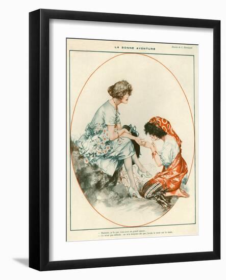 1920s France La Vie Parisienne Magazine Plate-null-Framed Giclee Print