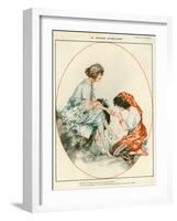 1920s France La Vie Parisienne Magazine Plate-null-Framed Giclee Print