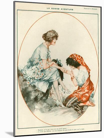 1920s France La Vie Parisienne Magazine Plate-null-Mounted Giclee Print