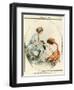 1920s France La Vie Parisienne Magazine Plate-null-Framed Premium Giclee Print