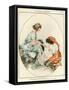 1920s France La Vie Parisienne Magazine Plate-null-Framed Stretched Canvas