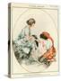 1920s France La Vie Parisienne Magazine Plate-null-Stretched Canvas