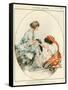 1920s France La Vie Parisienne Magazine Plate-null-Framed Stretched Canvas