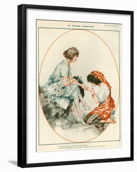 1920s France La Vie Parisienne Magazine Plate-null-Framed Giclee Print